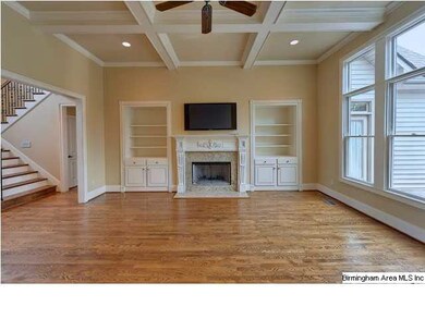 Great Room with Coffered Ceiling