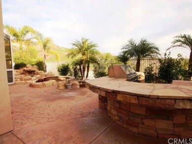 Beautiful professional landscape with oasis waterf
