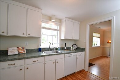 Lots of cabinets in this kitchen