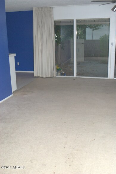 dining area to sliding glass