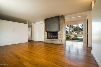 A generous gathering room