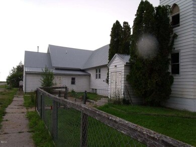 Side view of building