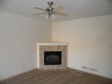 Electric fireplace.