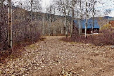 View of dirt / gravel road with a view of trees