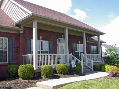 Large front porch