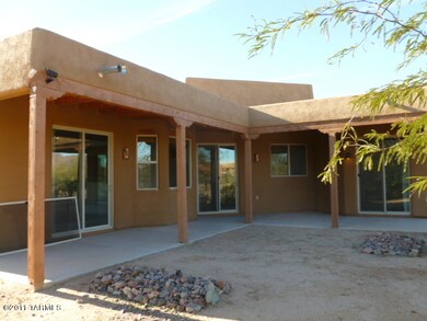 Rear patio area
