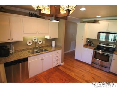 Kitchen with new granite