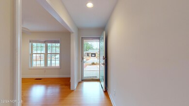 Entry looking to front