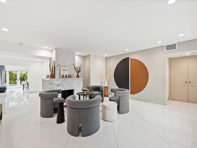 Fireplace and Florida room