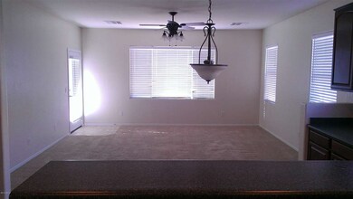 from kitchen looking towards family room