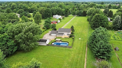 Aerial Back View - 7543 Palmer Road SW, Pataskala, OH 43062
