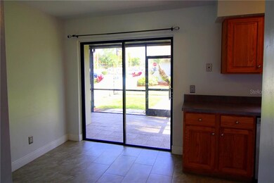 Breakfast Nook overlooks porch