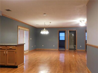 The Dining area will fit a very large table! The F