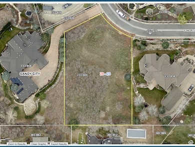 Map / location with property parcel outlined