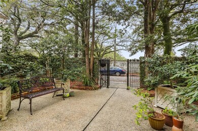 Inviting courtyard with water feature