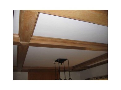 Dining Area. beamed ceilings