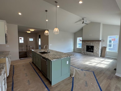 Kitchen Open to Dinette