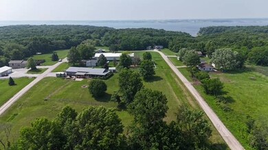Birds eye view of distance from Rathbun