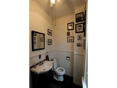 Partial Bath. 1st Floor Powder Room off of the kit