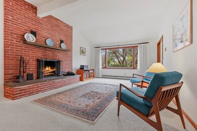 Family Room with vaulted ceilings