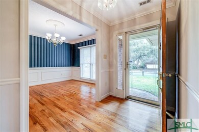 Foyer and dining room
