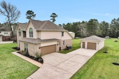 Additional oversized detached garage that measures