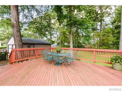 EXTERIOR BACK W/ DECK & LARGE FENCED-IN YARD
