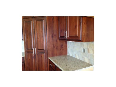 Gorgeous custom finished cabinets.