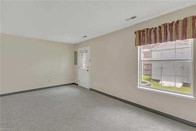 Living room & back door