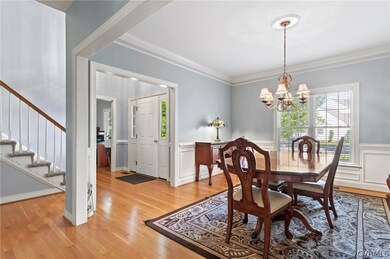 Formal Dining Room with lots of specialty trim, a
