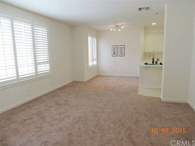 Open floor plan living room - dining room