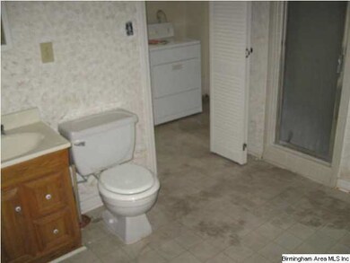 Bath in basement