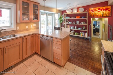 Kitchen to Dining to Outside