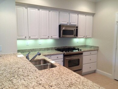Kitchen with granite