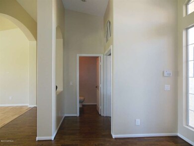 1/2 bath and den hall