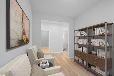 The flex room makes a great home office, a study, a music room, a library- the possibilities are many