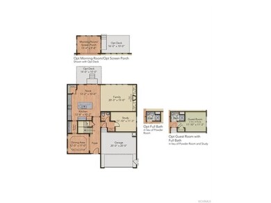 First Floor Layout and Structural Options Availabl