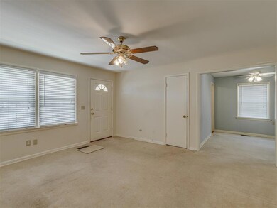 Entryway featuring visible vents, baseboards, a ce