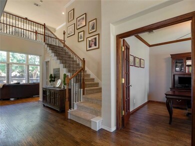 Magnificent hard woods through main spaces showcas