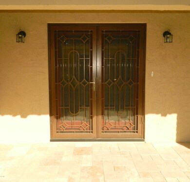 Stunning Custom Metalwork Entrance
