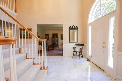 Foyer looking into living room