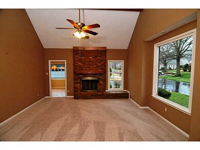 Vaulted great room with Fireplace and plenty of li