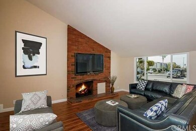 Virtual living room staging for visual effect.  No