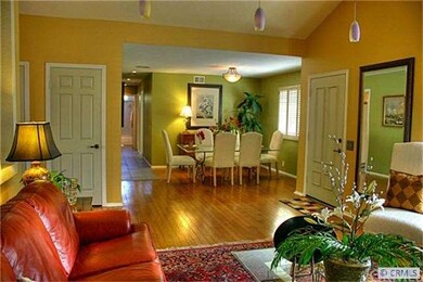 Gorgeous hardwood floors throughout living, family