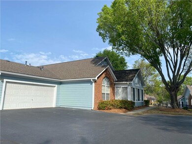 View of front of property featuring brick siding, 