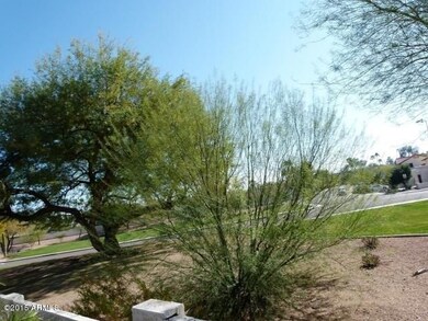 Subdivision grassy park area
