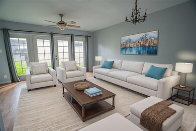 Living room (virtually staged)