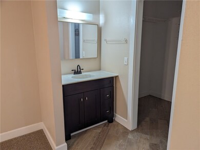 En Suite vanity & closet