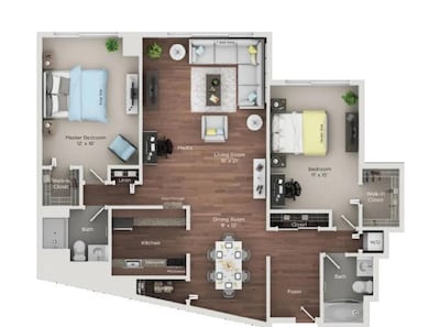 555 Brush St unit 3104, Detroit, MI 48226 - photo 2