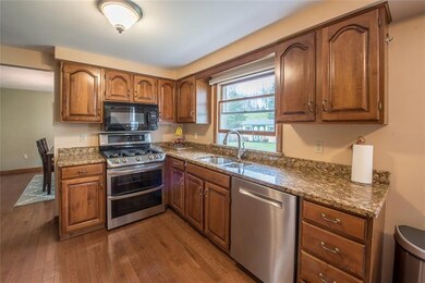 The Kitchen Measures 18x10, has Beautiful Granite 